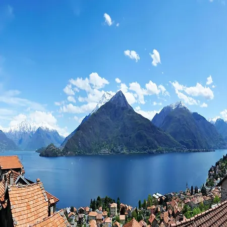 Sleeps 4 Pool Air Con Lejlighed Pianello Del Lario